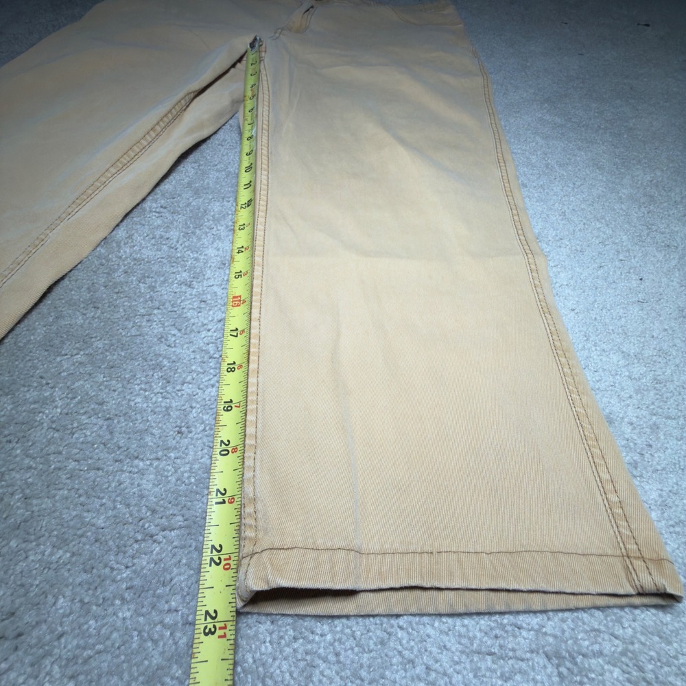 Woolrich Pants Mens 40x30 Tan Good Straight Leg Twill Workwear Outdoor Gorpcore - Picture 6 of 13